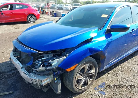 2020 Honda Civic Lx from USA, damaged, VIN 19XFC2F64LE010597